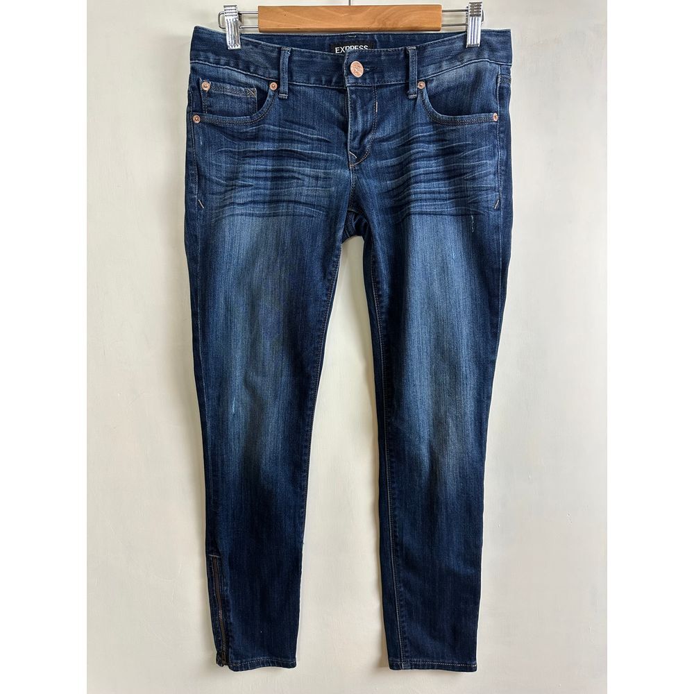 Express Jeans Women's Ankle Regular Fit Jeans 4